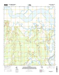 Kingsland NE 2014 topographic map thumbnail