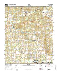 Kingston 2014 topographic map thumbnail