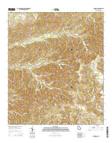 Lumpkin SW 2014 topographic map thumbnail