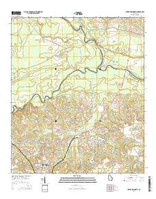 Hazlehurst North 2014 topographic map thumbnail