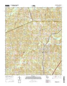 Hogansville 2014 topographic map thumbnail
