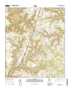 Marshallville 2014 topographic map thumbnail
