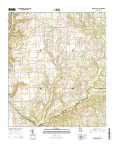 Marshallville SW 2014 topographic map thumbnail