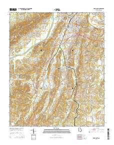 Rome South 2014 topographic map thumbnail