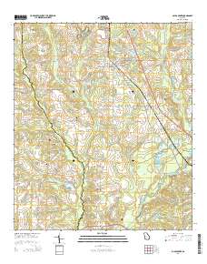 Ochlocknee 2014 topographic map thumbnail