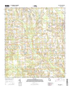 Ocilla West 2014 topographic map thumbnail