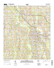 Moultrie 2014 topographic map thumbnail