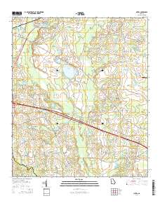 Nevils 2014 topographic map thumbnail