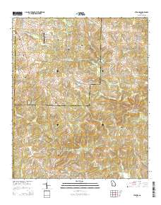 Strouds 2014 topographic map thumbnail