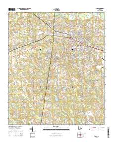 Vidalia 2014 topographic map thumbnail