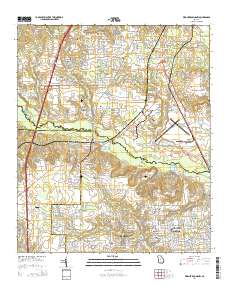 Warner Robins NW 2014 topographic map thumbnail