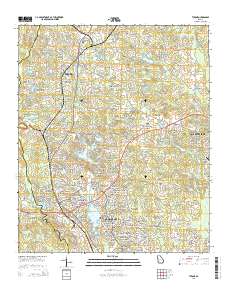 Tyrone 2014 topographic map thumbnail