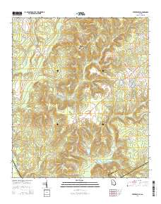 Tarversville 2014 topographic map thumbnail