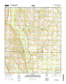 Smithville East 2014 topographic map thumbnail