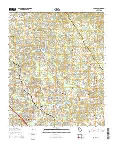 Stockbridge 2014 topographic map thumbnail
