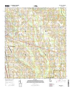 Tifton East 2014 topographic map thumbnail
