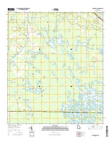Waycross SE 2014 topographic map thumbnail