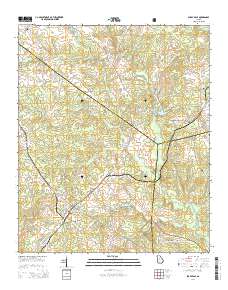 Shady Dale 2014 topographic map thumbnail