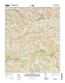 Winder South 2014 topographic map thumbnail