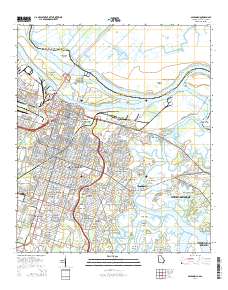 Savannah 2014 topographic map thumbnail