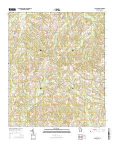 Canoochee 2014 topographic map thumbnail