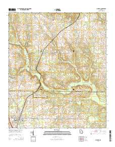 Unadilla 2014 topographic map thumbnail