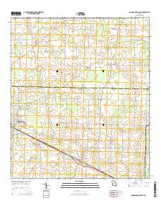 Donalsonville East 2014 topographic map thumbnail