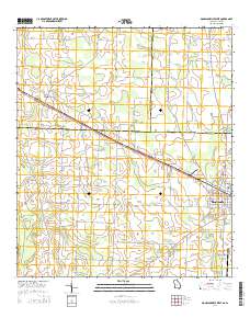 Donalsonville West 2014 topographic map thumbnail