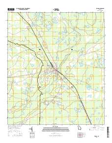 Fargo 2014 topographic map thumbnail