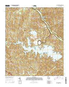 East Juliette 2014 topographic map thumbnail