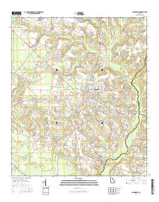 Glennville 2014 topographic map thumbnail