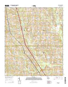 Arabi 2014 topographic map thumbnail