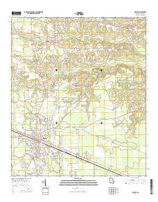 Baxley 2014 topographic map thumbnail