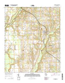 Byromville 2014 topographic map thumbnail