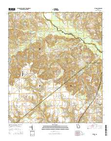 Byron 2014 topographic map thumbnail