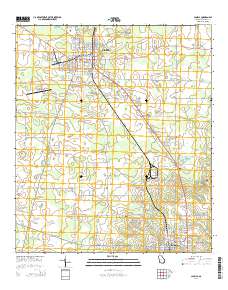 Camilla 2014 topographic map thumbnail