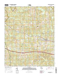 Crawfordville 2014 topographic map thumbnail