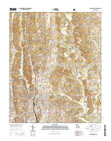 Dalton North 2014 topographic map thumbnail