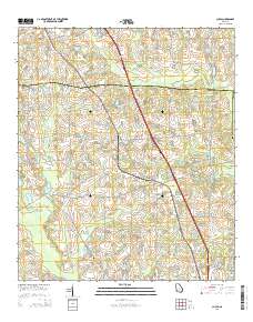 Chula 2014 topographic map thumbnail