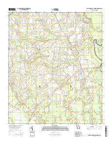 Burtons Ferry Landing 2014 topographic map thumbnail