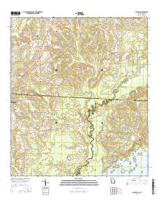 Calvary 2014 topographic map thumbnail