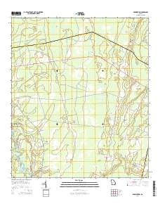 Browntown 2014 topographic map thumbnail