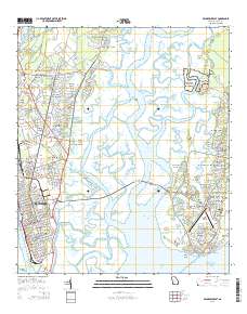 Brunswick East 2014 topographic map thumbnail