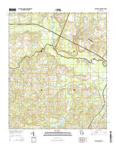 Colemans Lake 2014 topographic map thumbnail