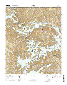 Chestatee 2014 topographic map thumbnail