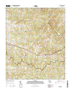 Carlton 2014 topographic map thumbnail