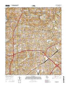 Chamblee 2014 topographic map thumbnail