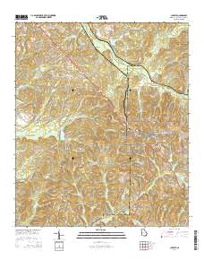 Cusseta 2014 topographic map thumbnail