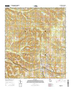 Cuthbert 2014 topographic map thumbnail