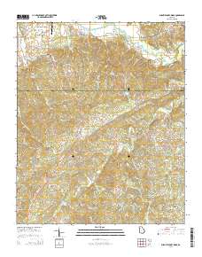 Burnt Hickory Ridge 2014 topographic map thumbnail